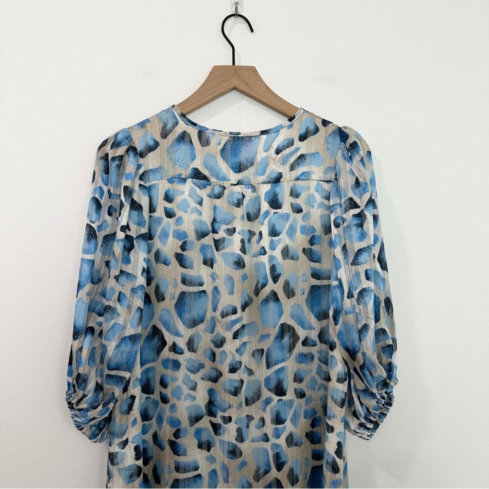 Buddy Love Pamela Cattan Maxi Dress In Santorini Blue size Small - Picture 6 of 8